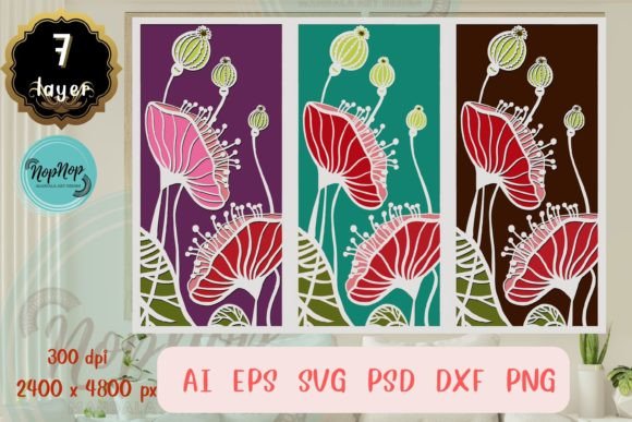 Beautiful Nature 3D SVG V.2: A Versatile Graphic Design Asset for Paper Flower Brands