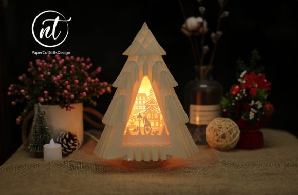 Christmas Tree with Gnome Pop Up 3D SVG Review for Real Projects
