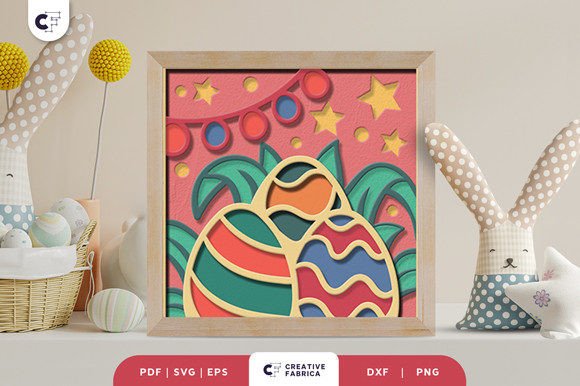 Decorative Easter Egg 3D SVG for Crafting and Print Projects