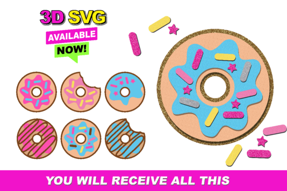 Donuts Elements 3D SVG Review for Real Projects