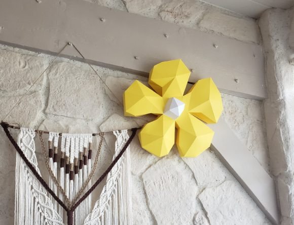 Retro Flower 3D SVG: A Paper Flowers Asset Worth Considering