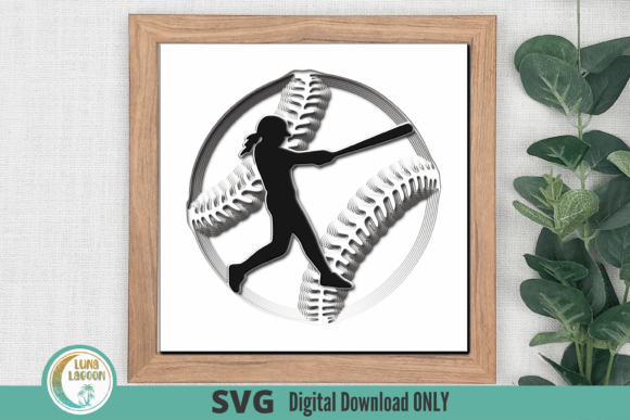 Softball 3D SVG for Shadow Boxes: A Design Asset Worth Considering