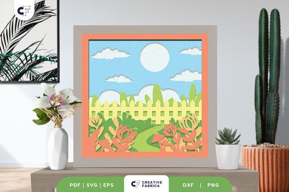 Spring Park 3D Shadow Box Paper Cut Review for Real Projects