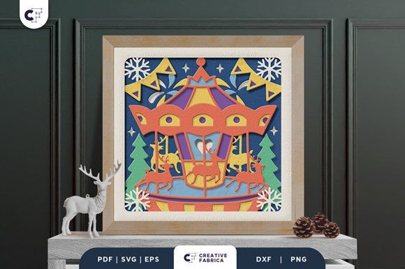 Winter Wonderland 3D SVG for Seasonal Crafting Projects